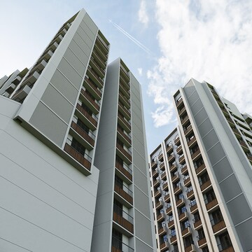 2 BHK Apartment – Exterior View View at Sun Atmosphere, Shela - for Rent