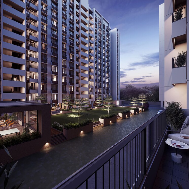 Exterior View, sun-atmosphere 2 Bedroom 712 Sq.Ft. Apartment In Shela Ahmedabad 8962422