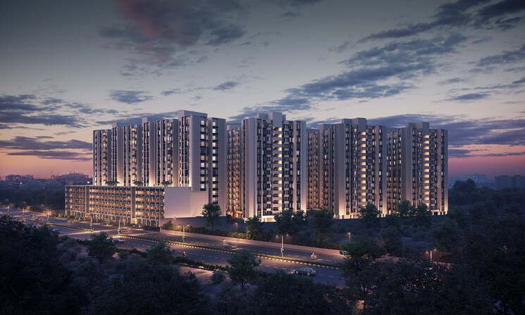 Exterior View, sun-atmosphere 2 Bedroom 712 Sq.Ft. Apartment In Shela Ahmedabad 8962422