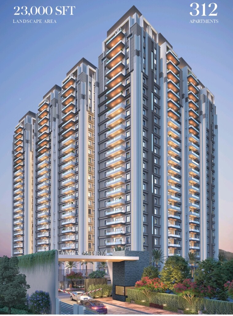 Exterior View, tamra-asteria 3 Bedroom 2465 Sq.Ft. Apartment In Bandlaguda Jagir Hyderabad 8962441