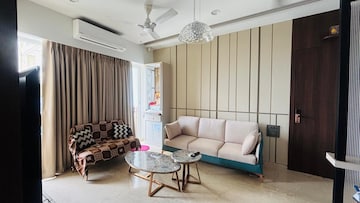 Living Room in 2 BHK Apartment at Omkar Alta Monte, Malad East – for Rent