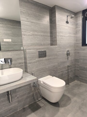 Bathroom in 3 BHK Apartment at Mayfair Gnyanadeep, Santacruz West – for Rent