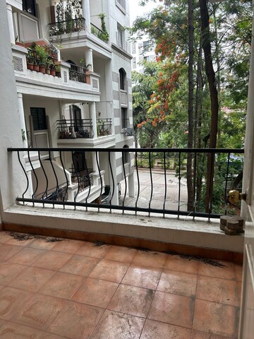 Balcony in 2 BHK Apartment at Goel Ganga Carnation, Koregaon Park – for Rent