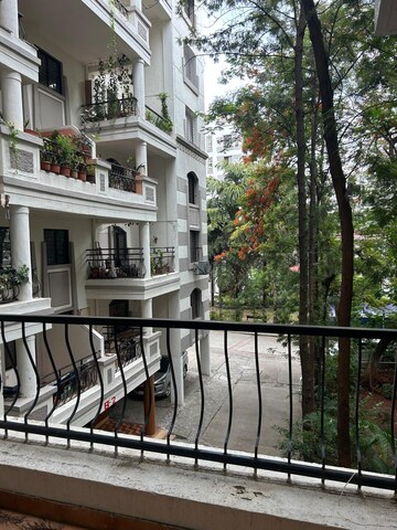 Balcony in 2 BHK Apartment at Goel Ganga Carnation, Koregaon Park – for Rent