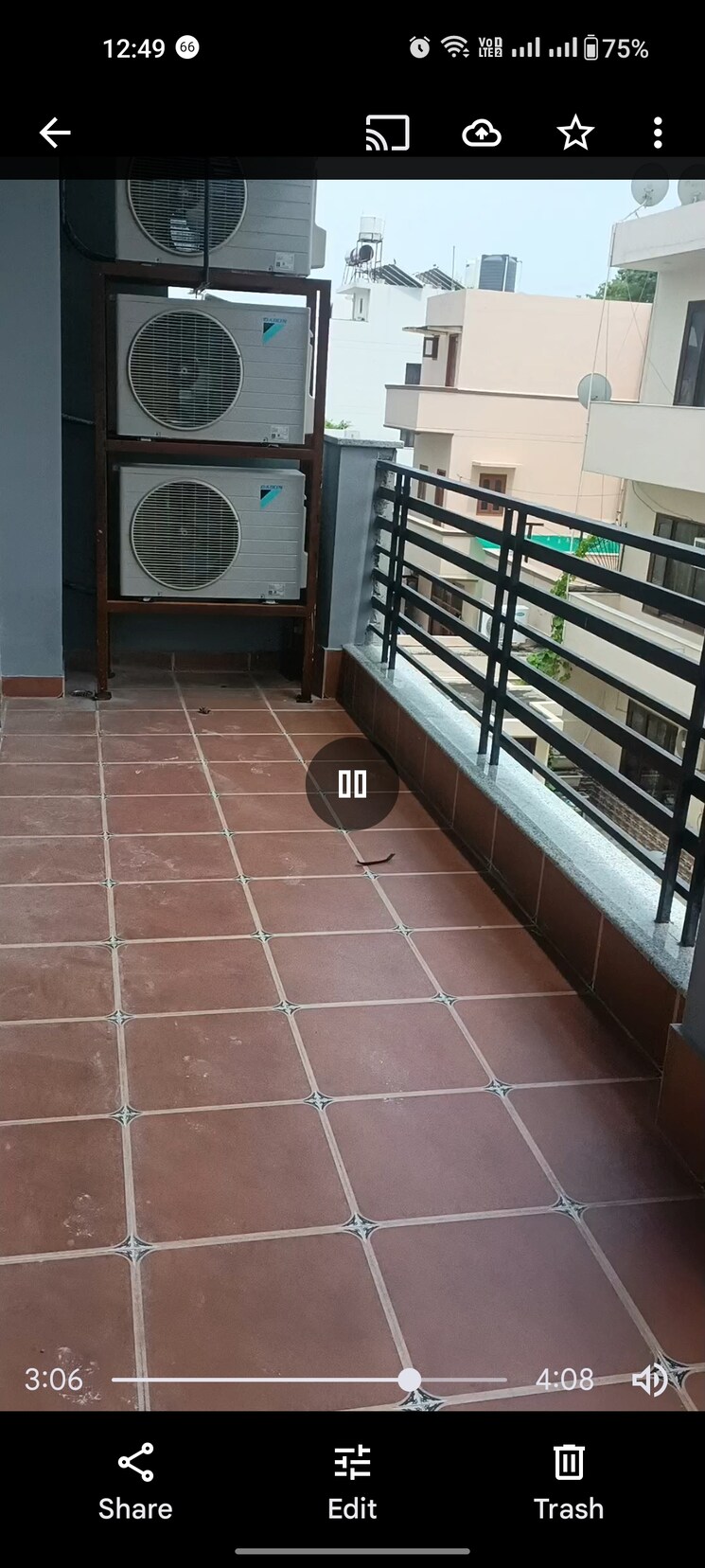 Balcony, ansal-plaza-sector-23 4 Bedroom 4000 Sq.Ft. Builder Floor In Sector 23 Gurgaon 8962638