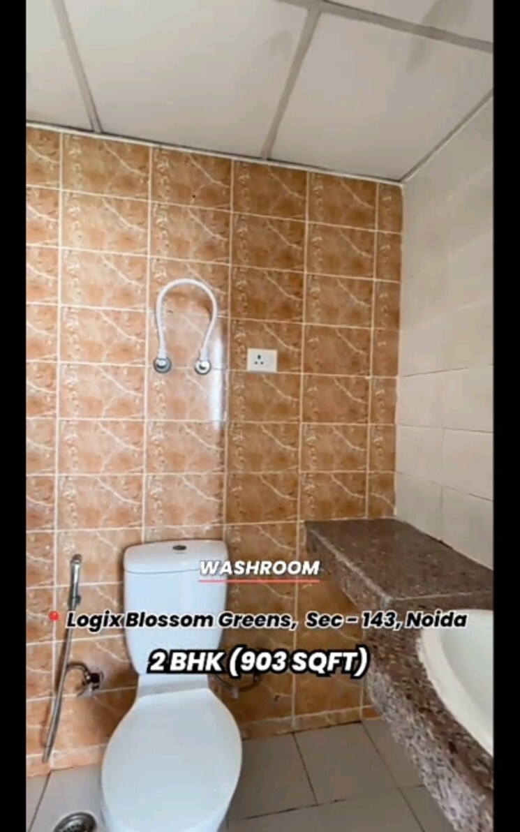 Bathroom, logix-blossom-greens 2 Bedroom 990 Sq.Ft. Apartment In Sector 143 Noida 8962647
