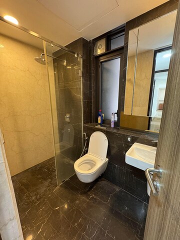 Bathroom in 2 BHK Apartment at Lodha Parkside, Worli – for Rent
