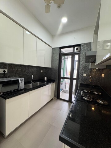 Kitchen in 2 BHK Apartment at Lodha Parkside, Worli – for Rent