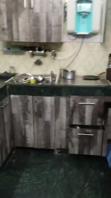 Kitchen in 3 BHK Builder Floor at Shivalik Colony – for Rent
