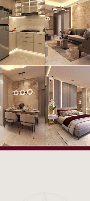 Living Room in 2 BHK Apartment at KVD Wind Park, Tech Zone 4 Greater Noida – for Sale