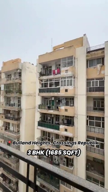 3 BHK Apartment – Exterior View View at Bulland Heights, Sain Vihar - for Sale