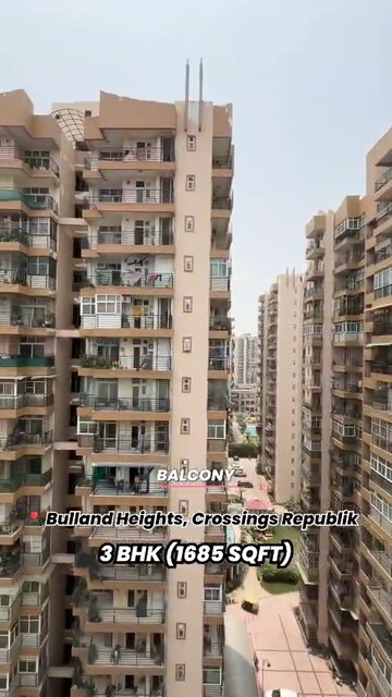 3 BHK Apartment – Exterior View View at Bulland Heights, Sain Vihar - for Sale
