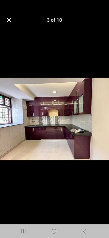 Kitchen in 3 BHK Builder Floor at Puri PP City Centre, Pitampura – for Rent