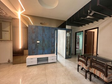 Living Room in 2 BHK Apartment at Harmony Signature Towers, Owale – for Rent