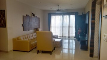 Living Room in 2 BHK Apartment at Lodha Sea Face, Worli – for Rent