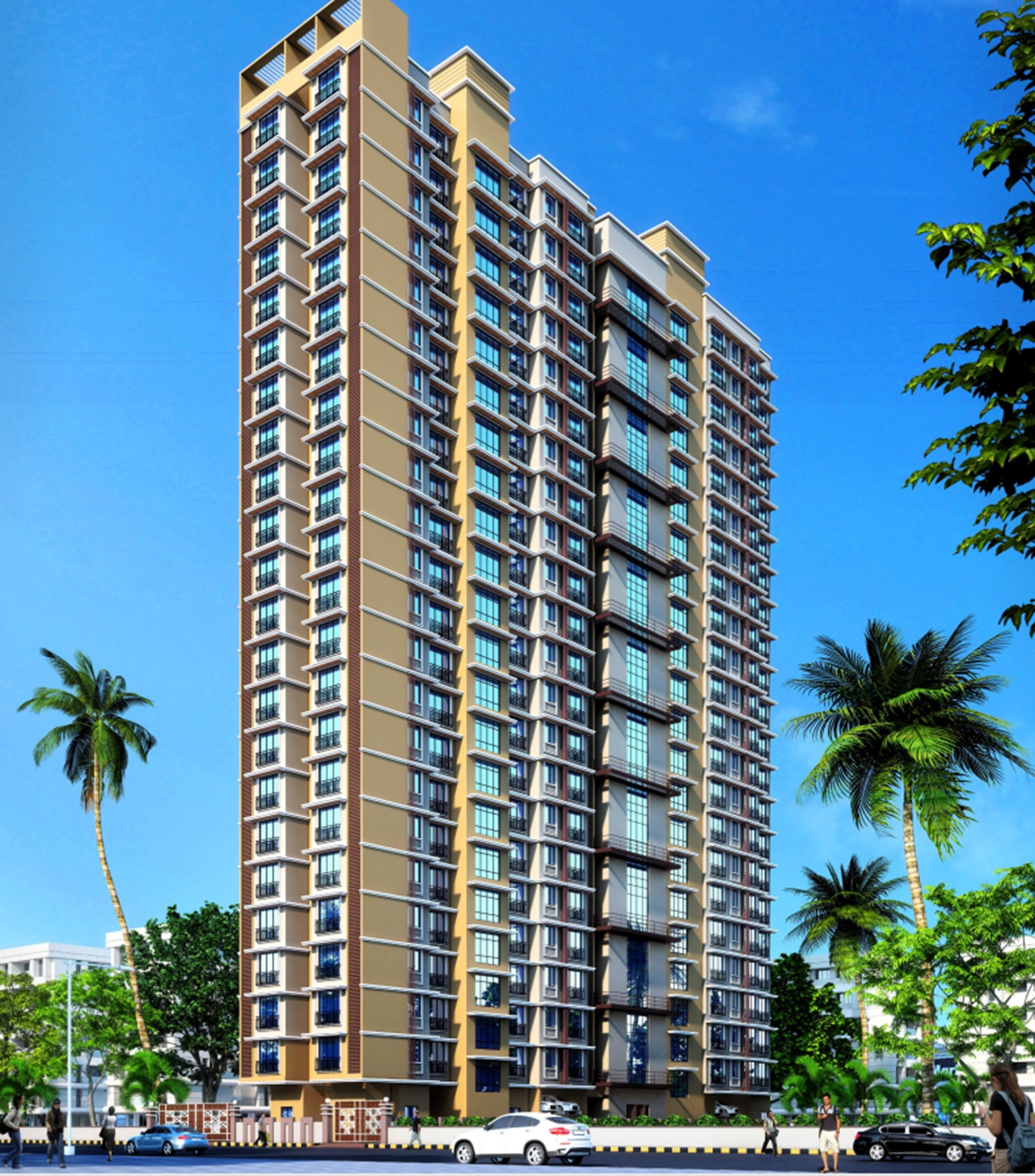 2 BHK + Pooja Room Apartment For Sale in Bhoomi New Vandana CHSL