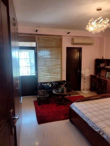 Living Room in 5 BHK Builder Floor at Freedom Fighters Enclave – for Sale
