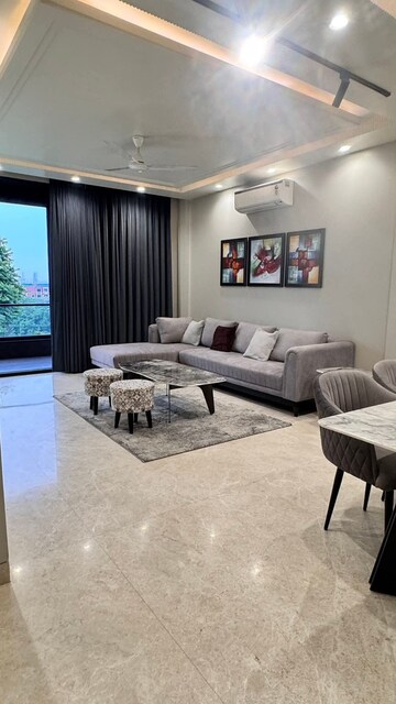 Living Room in Studio Builder Floor at Sector 22 – for Rent