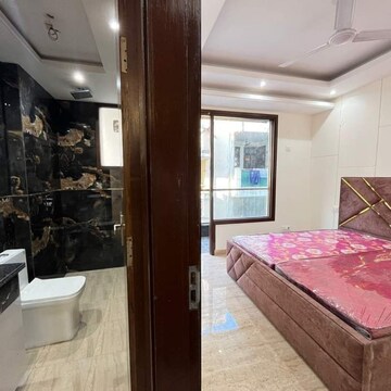 Bedroom in 3 BHK Builder Floor at Chattarpur – for Rent