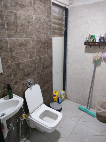 Bathroom in 1 BHK Apartment at Lalani Grandeur, Goregaon East – for Rent