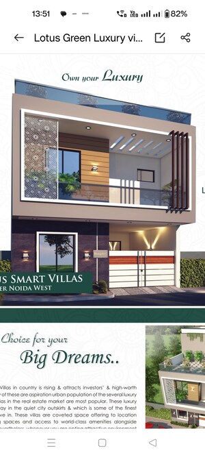 3 BHK Villa For Sale in Renowned Lotus Srishti, Sain Vihar
