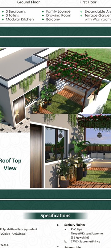 3 BHK Villa – Exterior View View at Renowned Lotus Srishti, Sain Vihar - for Sale