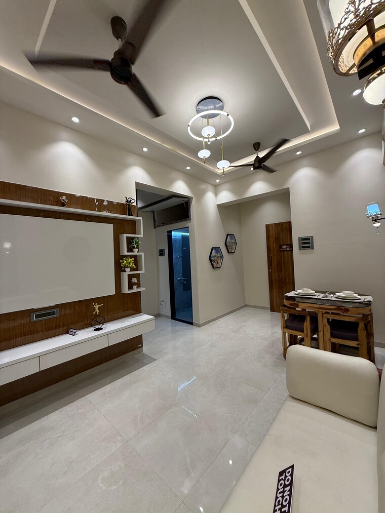 Living Room, sai-comfort-heritage 3 Bedroom 1080 Sq.Ft. Apartment In Morya Nagar Palghar 8962990