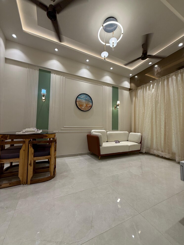 Living Room, sai-comfort-heritage 3 Bedroom 1080 Sq.Ft. Apartment In Morya Nagar Palghar 8962990