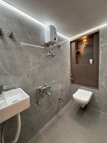 Bathroom in 3 BHK Apartment at Sai Comfort Heritage, Morya Nagar – for Sale