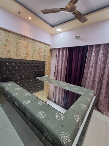 Living Room in 2 BHK Apartment at Cosmos Habitat, Majiwada – for Rent