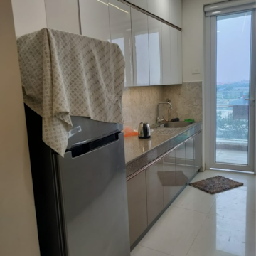Kitchen in 3 BHK Apartment at Omaxe Royal Residency Faridabad, Sector 79 – for Rent