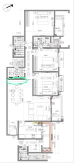 3 BHK + Servant Room,Study Room 1898 Sq.Ft. Apartment in Avalon Park At The Prestige City
