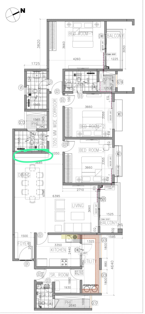 3 BHK + Servant Room,Study Room Apartment For Sale in Avalon Park At The Prestige City