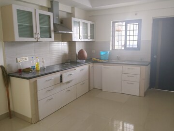 Kitchen in 3 BHK Apartment at Gowra Fountainhead, Madhapur – for Rent