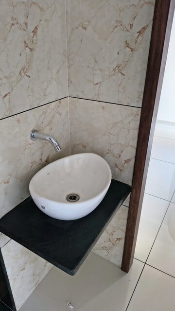 Bathroom in 3 BHK Apartment at Leela Heights, Wakad – for Rent