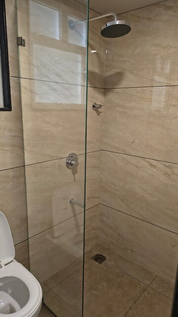 Bathroom in 3 BHK Apartment at Leela Heights, Wakad – for Rent