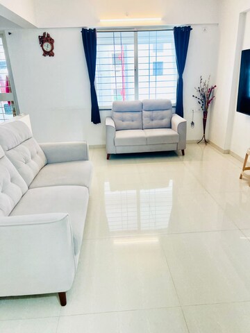 Bathroom in 3 BHK Apartment at RR Riddhi Siddhi Avenue, Wakad – for Rent