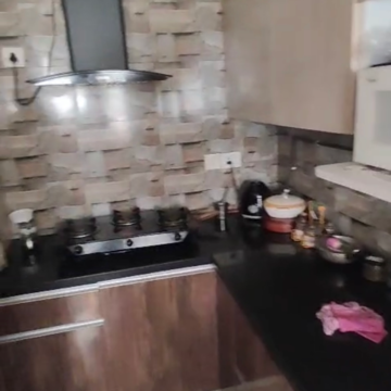 Kitchen in 3 BHK Apartment at Ramprastha City The Edge Towers, Sector 37d – for Rent