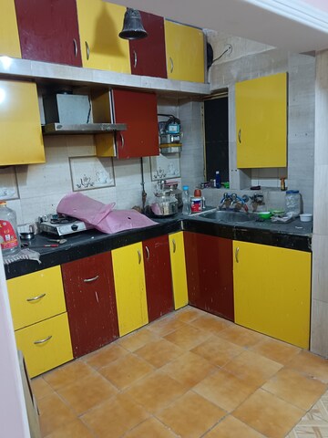 Kitchen in 3 BHK Apartment at RWA Pocket R Dilshad Garden, Dilshad Garden – for Rent