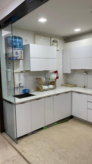 Kitchen in 3 BHK Builder Floor at Boutique Residential Apartments A-4 1, Vasant Vihar – for Rent