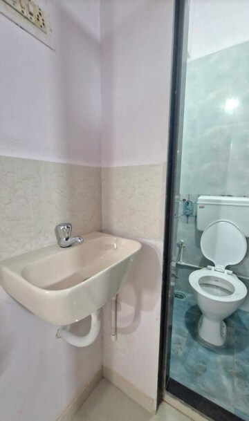 Bathroom in 1 RK Apartment at Unity Complex SRA CHS, Malad West – for Rent