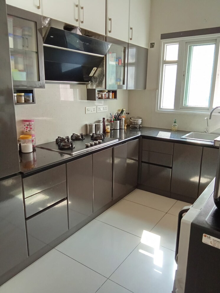 Kitchen, lnt-raintree-boulevard 3.5 Bedroom 1985 Sq.Ft. Apartment In Hebbal Bangalore 8963418