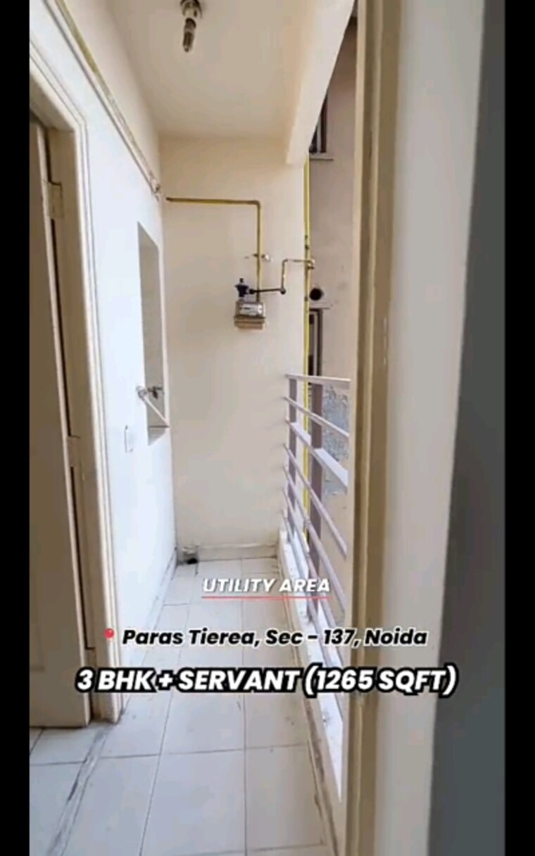 Bathroom, paras-tierea 3 Bedroom 1285 Sq.Ft. Apartment In Sector 137 Noida 8963440