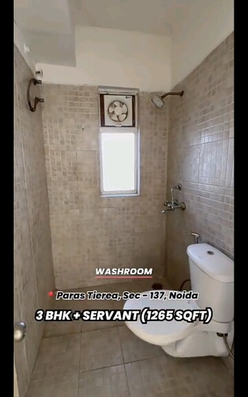 Bathroom in 3 BHK Apartment at Paras Tierea, Sector 137 – for Sale