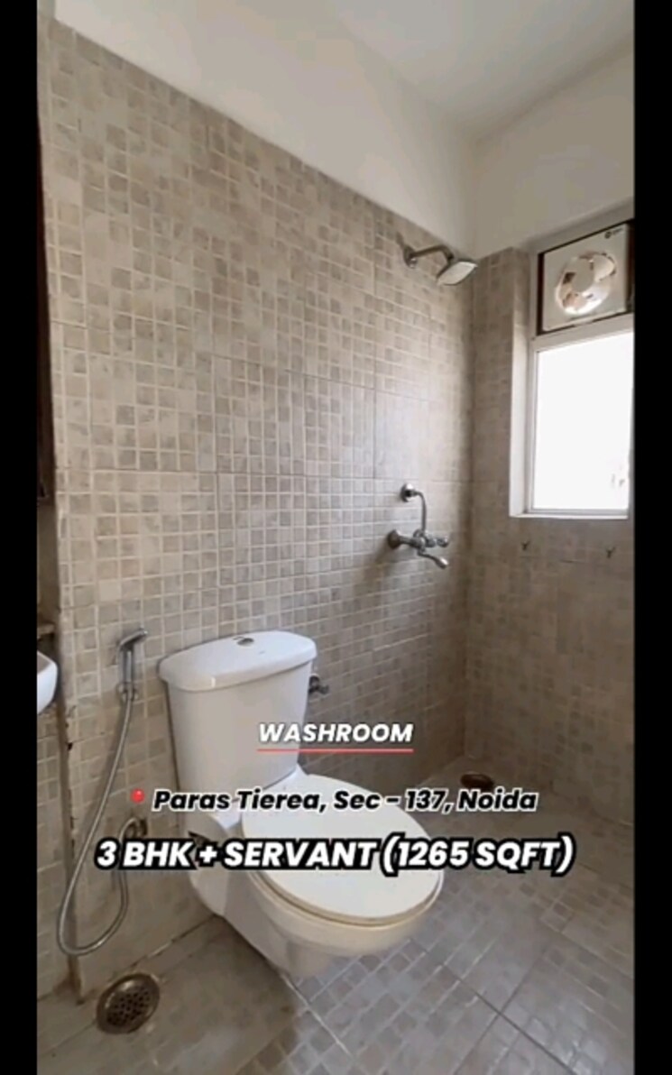Bathroom, paras-tierea 3 Bedroom 1285 Sq.Ft. Apartment In Sector 137 Noida 8963440