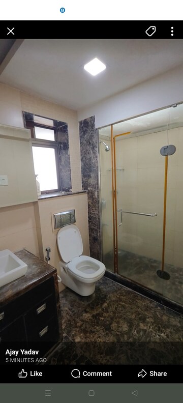 Bathroom in 2 BHK Apartment at K Raheja Corp Maple Leaf, Powai – for Rent