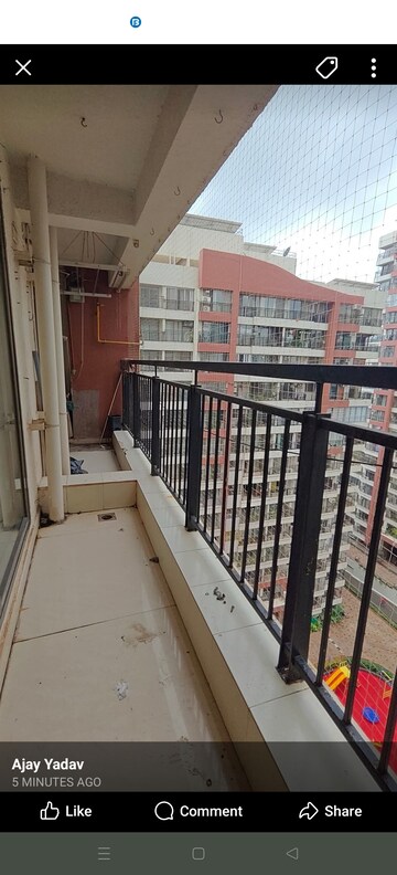 Balcony in 2 BHK Apartment at K Raheja Corp Maple Leaf, Powai – for Rent