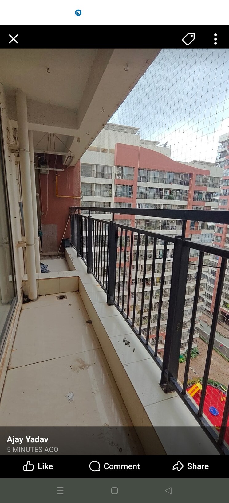 Balcony, k-raheja-corp-maple-leaf 2 Bedroom 1150 Sq.Ft. Apartment In Powai Mumbai 8963447