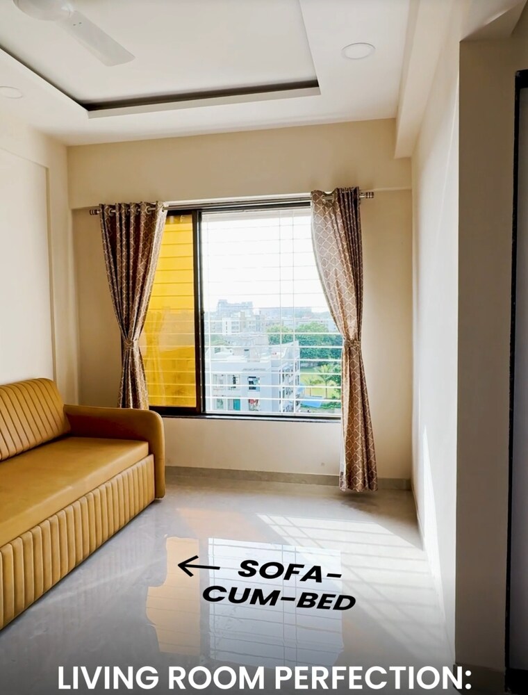 Bedroom, fia-eklavya Studio 350 Sq.Ft. Apartment In Haranwali Palghar 8963454