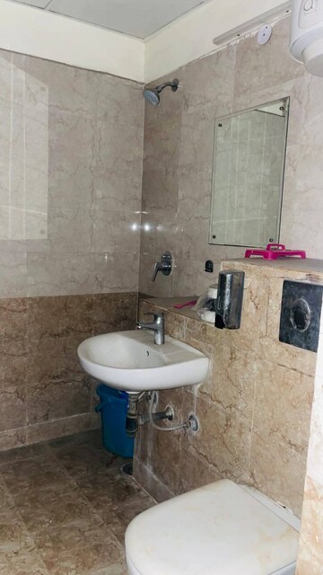 Bathroom in 2 BHK Apartment at Sam Palm Olympia, Sector 16c Greater Noida – for Rent